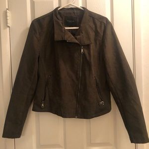 Andrew Marc Faux suede Moto jacket